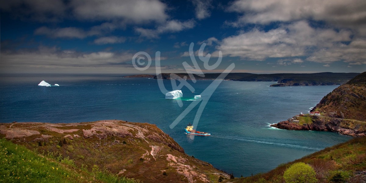 St. Johns - Icebergs from Signal Hill